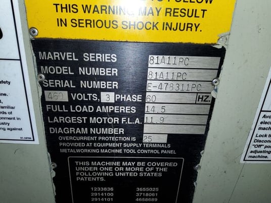 Marvel #81A11PC, vertical band saw - Image 6