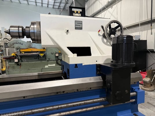 47" x 240" Summit #47-9x240, hollw spindle lathe, 25" 3-jaw chuck, 9" bore, A2-15, Newall 2-Axis digital read - Image 10
