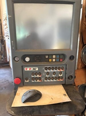 Koike Aronson #PLP-X3100, flame cutter, 10' x 24' water table, 2 torches, 1 oxy fuel head, 2010 - Image 2