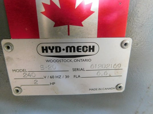 13" x 18" Hyd-Mech #S20, band saw, 2 HP, 2002 - Image 5