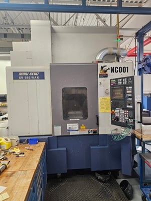 Mori Seiki #GV-503/5AX, vertical machining center, 30 automatic tool changer, 5-axis, 2001 - Image 8