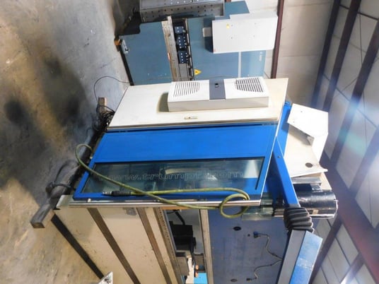 93 Ton, Trumpf #V85, press brake, Delem CNC Control, 6.8'OA, 6-Axis back gauge, 7.5 KW, 2005 - Image 7