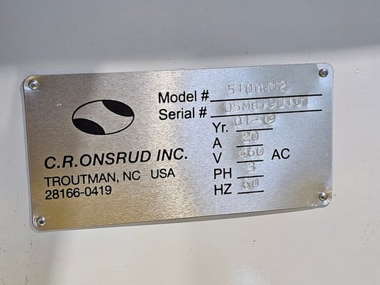 Onsrud #5100M12, Fanuc 0i, 10 HP HSD spindle ES929, 82-5/8" x 200-7/8"table, 2018 - Image 7