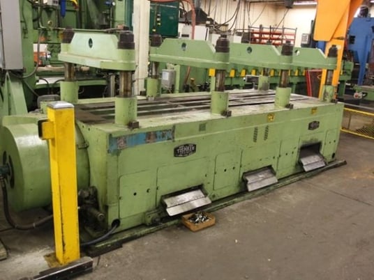 150 Ton, Tishken #CO28-8120, Cut-a-Matic pre-blank press, 1-1/2"stroke, 15-3/4"SH - Image 1