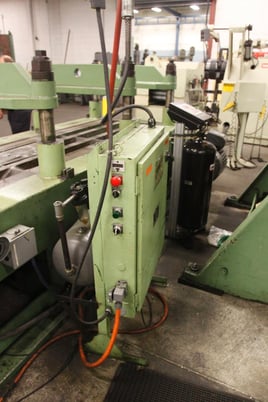 150 Ton, Tishken #CO28-8120, Cut-a-Matic pre-blank press, 1-1/2"stroke, 15-3/4"SH - Image 4