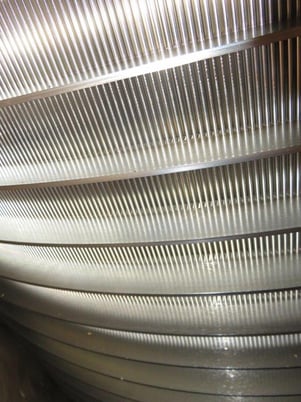 Voith #VPS25, Slotted C-Bar Basket Screen, 0.12" Slots, 39.4" I.D., 42" O.D., 38.25" Tall - Image 4