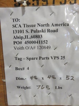 Voith #VPS25, Slotted C-Bar Basket Screen, 0.12" Slots, 39.4" I.D., 42" O.D., 38.25" Tall - Image 5