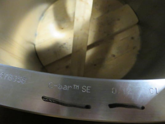 Voith #VPS25, Slotted C-Bar Basket Screen, 0.12" Slots, 39.4" I.D., 42" O.D., 38.25" Tall - Image 7