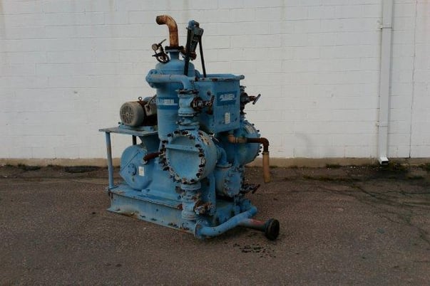 90 GPM @ 660 psi, Abel #FOG522-17/7.5, High Pressure Carbon Steel Pump, 170 mm Piston diameter, 100 liter - Image 1
