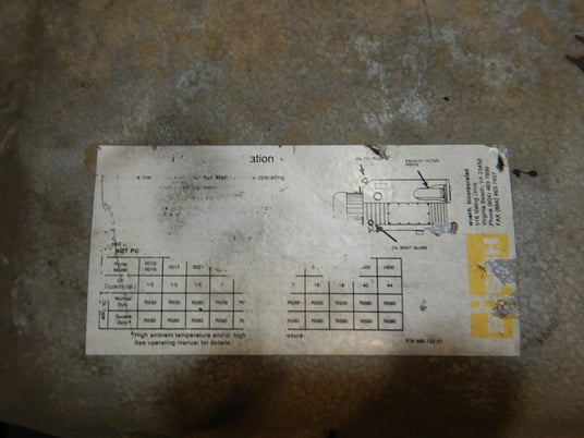 117 CFM, Busch #RA-0160-B032-1001, Vacuum Pump, 7.5 HP, 1750 RPM, 230/460 V - Image 3