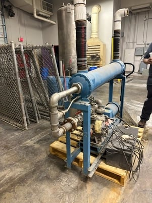 Kinney, Liquid Ring Vacuum Pump & Cooling System w/Tank, 5 HP, 208/220 V - Image 2