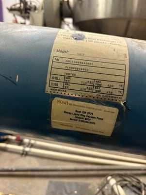 Kinney, Liquid Ring Vacuum Pump & Cooling System w/Tank, 5 HP, 208/220 V - Image 6