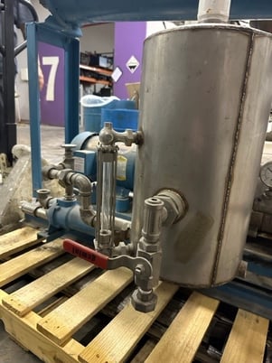 Kinney, Liquid Ring Vacuum Pump & Cooling System w/Tank, 5 HP, 208/220 V - Image 8