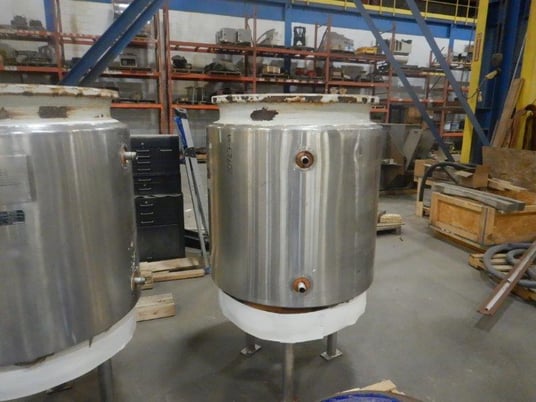 120 gallon Pfaudler, Glass Lined Jacketed Tank, 30" diameter x 33" straight side, 100 psi/FV @ 360&deg;F - Image 10