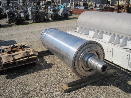 Sharples #P5400, Decanter Centrifuge, 316 Stainless Steel, solid bowl, hard conveyor, ring dam & bowl liner - Image 2