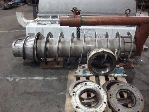 Sharples #P5400, Decanter Centrifuge, 316 Stainless Steel, solid bowl, hard conveyor, ring dam & bowl liner - Image 6