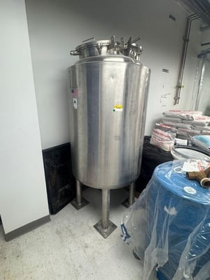 125 gallon Precision Stainless, Stainless Steel Jacketed Pressure Tank, 40 psi Internal, 60 psi @ 350&deg;F - Image 1