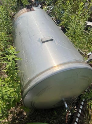 210 gallon Stainless Steel Tank, Vertical, 36" diameter x 48" Straight Side, Dish Top and Bottom - Image 3