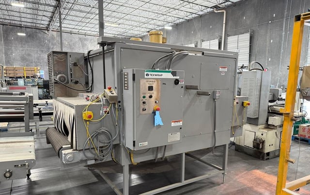 Texwrap #3618ISSR, 36" intermittent motion side seal shrink & model STE-1348OCS heat tunnel system, 2021 - Image 4