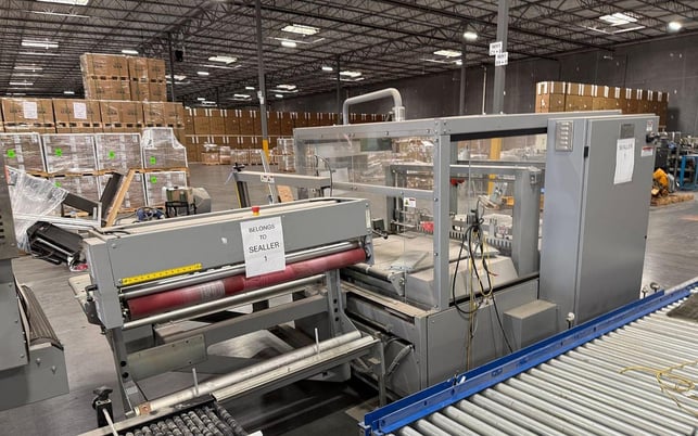 Texwrap #3618ISSR, 36" intermittent motion side seal shrink & model STE-1348OCS heat tunnel system, 2021 - Image 8