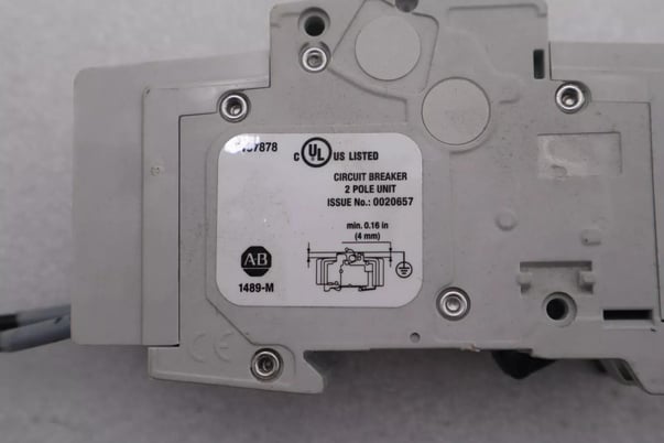 Allen-bradley 1489-m2d040 series d circuit breaker 2 pole unit stock #k-632a - Image 3