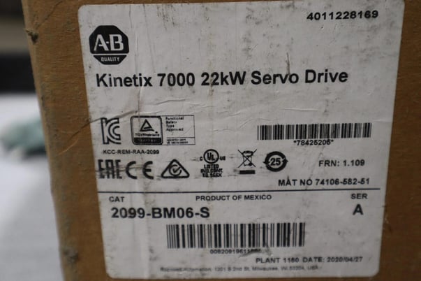 Allen-Bradley #2099-BM06-S / 2099BM06S, new in box kinetix 7000 servo drive #s-415 - Image 2