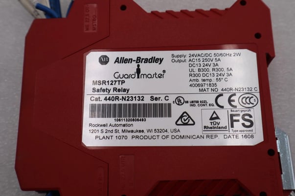 Allen-Bradley Bradley 440R-N23132 /C, Safety Relay, Guard Master MSR127TP STOCK L-695 - Image 2