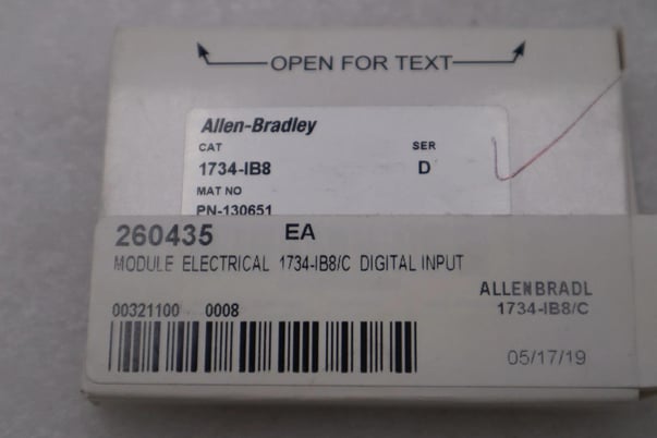 Allen-Bradley 1734-IB8 Ser D 8Point Digital Input Module STOCK H1037A - Image 2