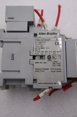 Allen-Bradley 700-CF310 SER A Used Safety Control Relay Contractor #K-754-A - Image 1