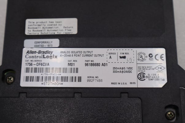 New open box Allen-Bradley bradley control logix 1756-0f6ci a / ser. a stock l-711 - Image 4