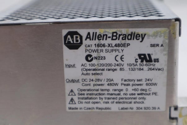 Allen-Bradley 1606XL480EP Industrial Control System #K-2639 - Image 2