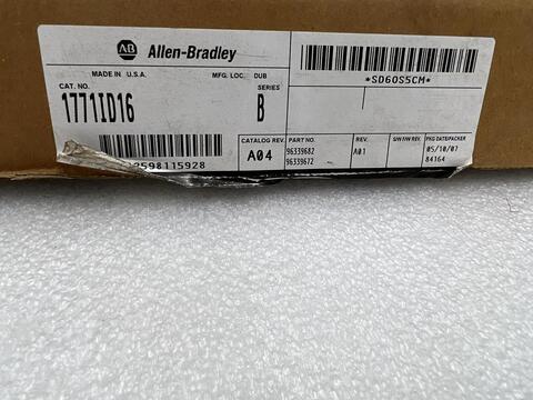 NIB Allen-Bradley BRADLEY 1771-ID16/B ISOLATED 120V AC INPUT MODULE Stock 3008 - Image 2