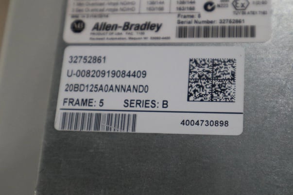 Allen-Bradley Bradley 20BD125A0ANNAND0 Series B PowerFlex 700 AC Drive 480Vac STOCK S595 - Image 6