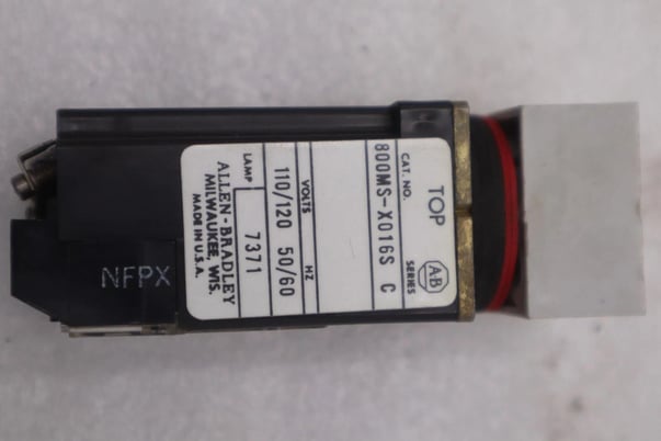 Allen-Bradley bradley bulletin 800ms-x0165 series a stock #k-3694 - Image 2