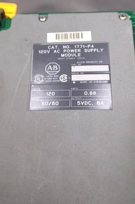 Allen-Bradley bradley 1771-p4 120v ac power supply module #k-166a - Image 6