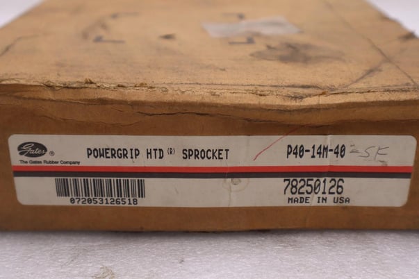 Gates p40-14m-40-sf htd timing sprocket lb 40teeth 1.57inbelt width stock b-864 - Image 1