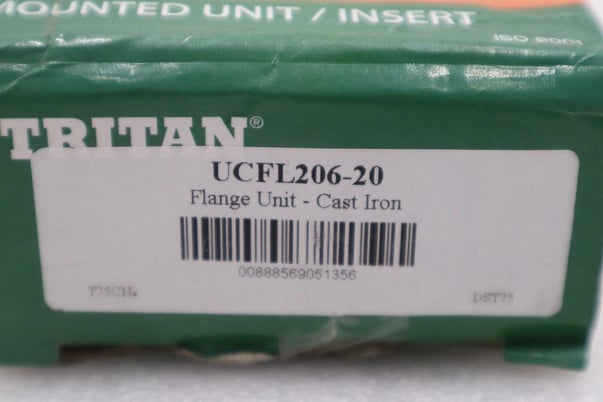 New open box tritan ucfl 206-20 2 bolt housing stock k-152-b - Image 3