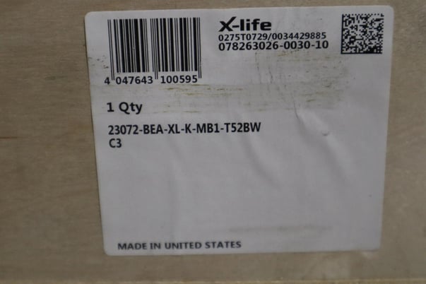 New open box schaeffler group fag bearing 23072-bea-xl-k-mb1-t52bw-c3 stk s-433 - Image 3