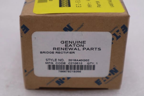 EATON 2018A40G02 125VAC RECTIFIER BRIDGE NEW WITH BOX STOCK G905A - Image 3