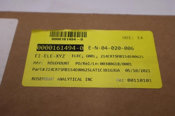 Rosemount 214C Temperature Sensor 214CRWSMB1S4E0152SLFAE030XW NEW STOCK G118 - Image 4