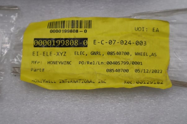 Grizzly Compact Edge Bander Wheel Assembly 08540701 HONEYWELL NEW STOCK G776A - Image 3