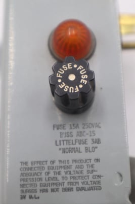 Joslyn 1270-02 plug in ac surge arrester surgitron stock #k-3655 - Image 2