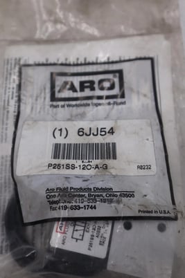 Aro 6jj54 p251ss-120-a solenoid air can valve stock #k-3648 - Image 1
