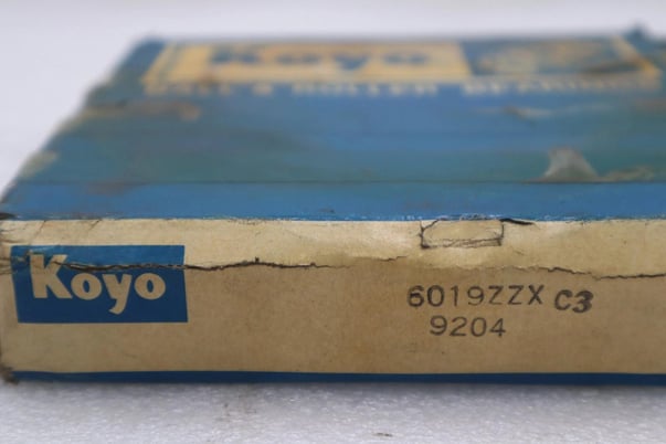 Koyo 6019zzx dep groove ball bearing stock #b-859 - Image 1