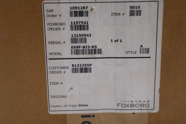 FOXBORO E69FB13RS AIR CONVERTER / PRESSURE REGULATOR B182C8N2LB STOCK #1703 - Image 8