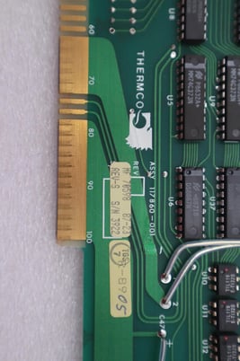 NEW THERMCO MF 70598 87-23 Rev-S Assy 117860-001 Board STOCK #2712 - Image 5