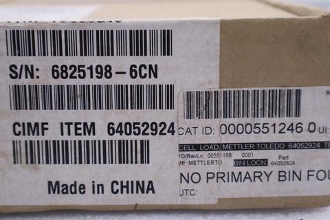 Mettler toledo 0000551246 0 cell load stock #041-a - Image 2