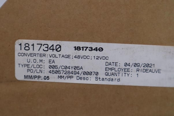 New in box cui inc vfk400w-q48-s12 / vfk400wq48s12 stock h209 - Image 3