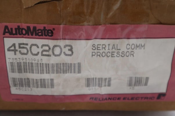 New baldor reliance electric 45c203 serial communication processor stock 5453 - Image 2