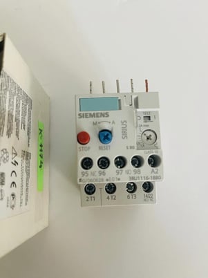 Siemens 3RU1116-1GBO Overload Relay #K-1174 - Image 3